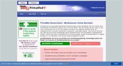 Desktop Screenshot of deutsch.prima-med.com