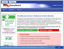 Tablet Screenshot of deutsch.prima-med.com