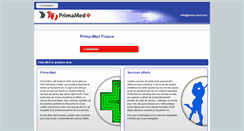 Desktop Screenshot of france.prima-med.com
