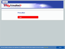 Tablet Screenshot of prima-med.com