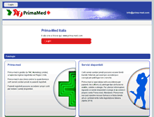 Tablet Screenshot of italia.prima-med.com